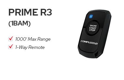 PRIME R3 remote car starter